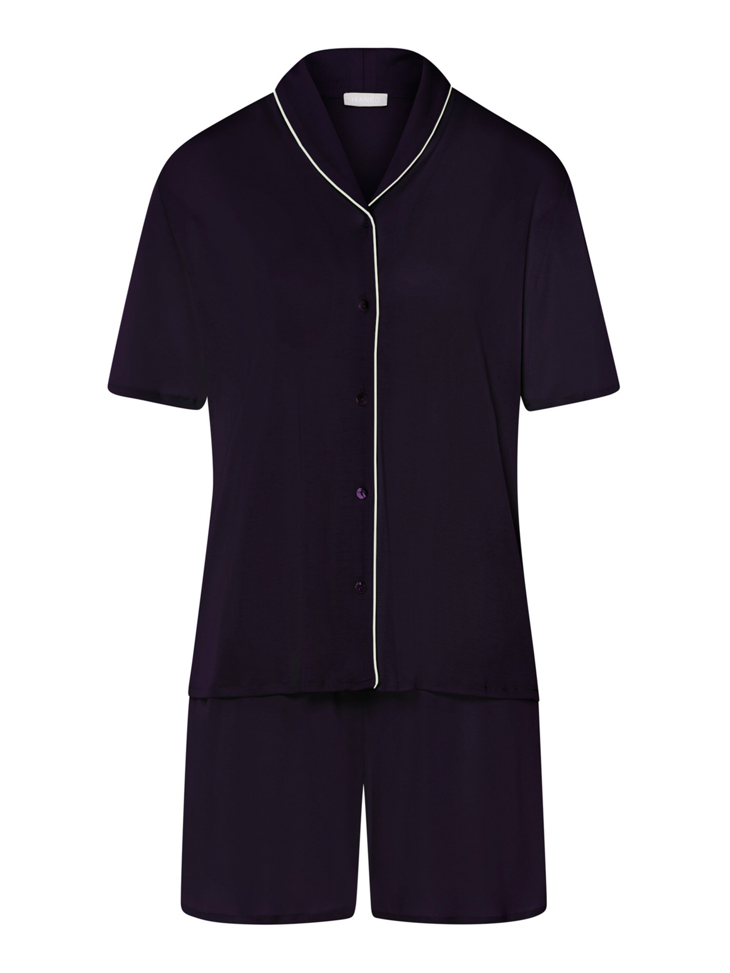 Hanro - Calções de pijama ' Natural Comfort ' em azul: frente