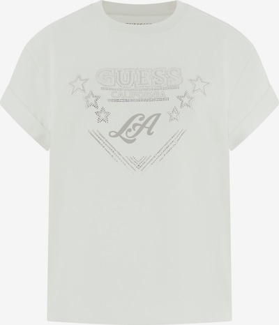 GUESS Majica 'LA STARS' u bež siva / bijela, Pregled proizvoda