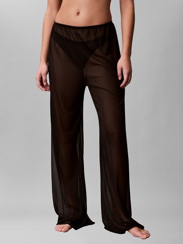 Calvin Klein Swimwear Loosefit Broek in Zwart: voorkant