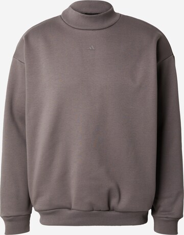 ADIDAS PERFORMANCE Athletic Sweatshirt 'ONE' in Brown: front