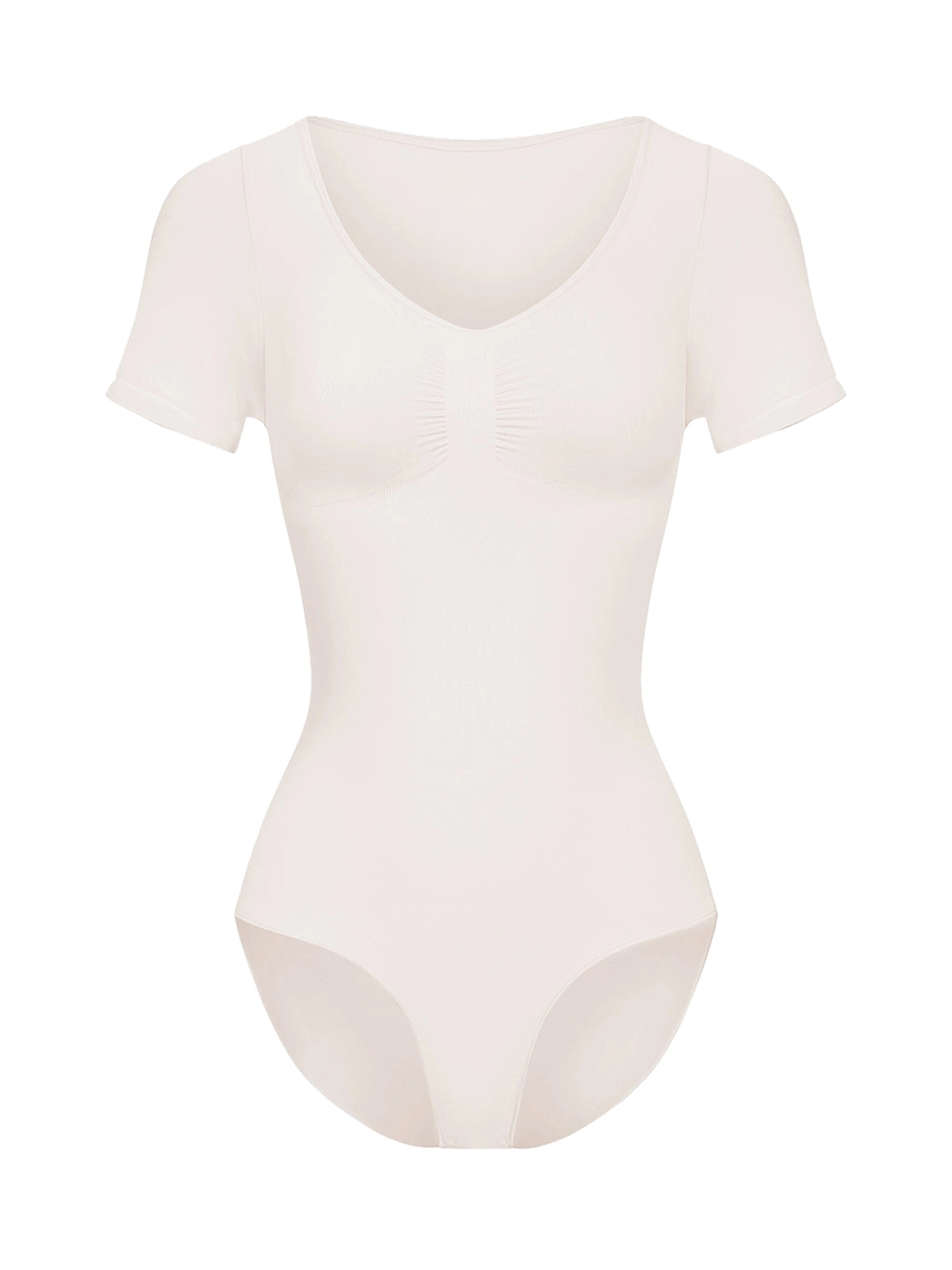 cfab Shaping bodysuit 'T-Shirt Bodysuit Sculpting Shapewear mit Slip' in XS in Sand, Item view