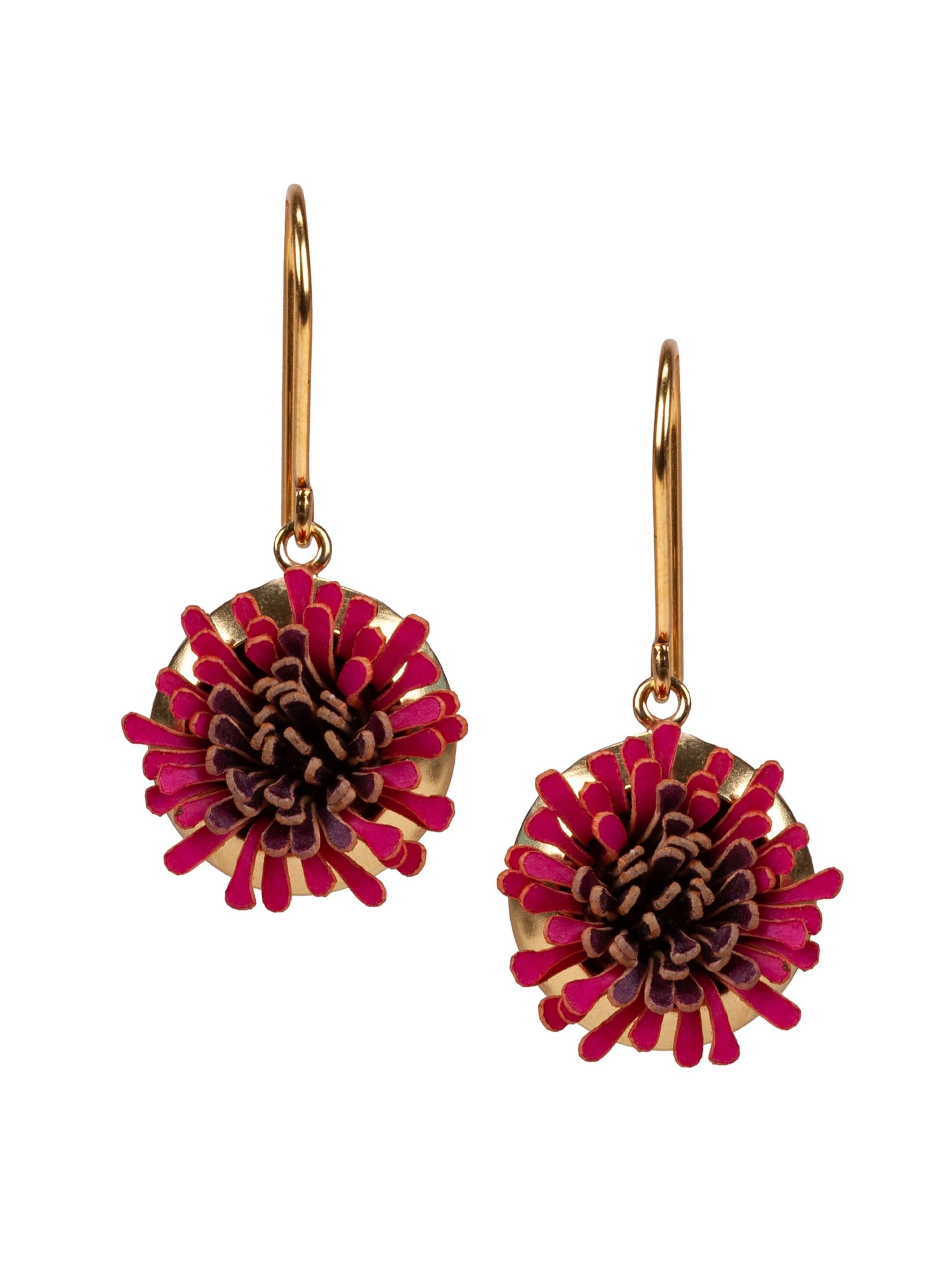 Gretchen Earrings 'Pam Pem' in Pink: front
