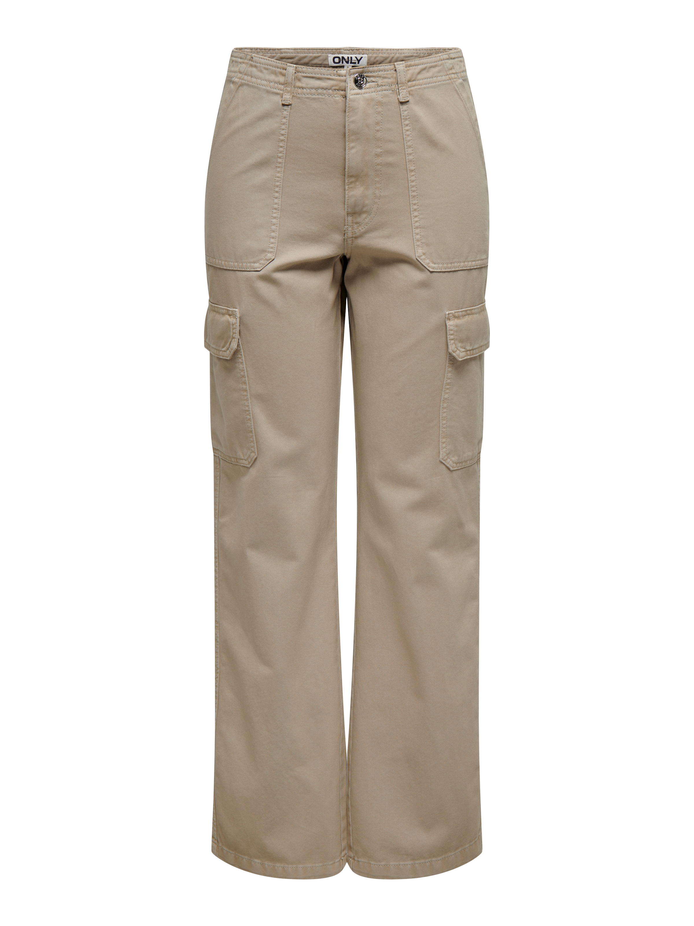 Regular Pantalon cargo 'ONLMALFY' ONLY en beige : devant
