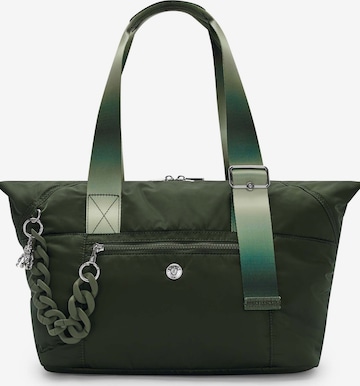 KIPLING Shopper táska 'ART' - zöld: elől