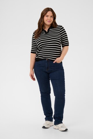 KAFFE CURVE Trui 'KClizzy' in Zwart