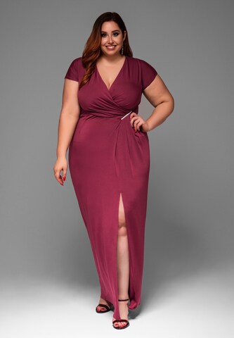 Ombre Evening dress in Red
