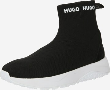 HUGO Sneakers hoog 'Kane' in Zwart: voorkant