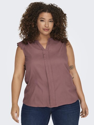 Chemisier 'Mumi' ONLY Carmakoma en marron