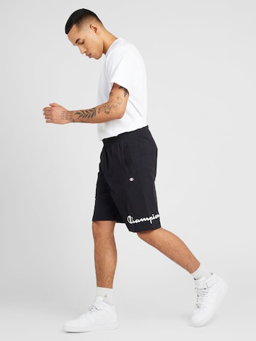 Champion Authentic Athletic Apparel Regular Shorts in Schwarz