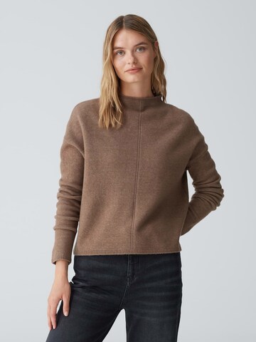 OPUS Sweater 'Piranula' in Brown: front