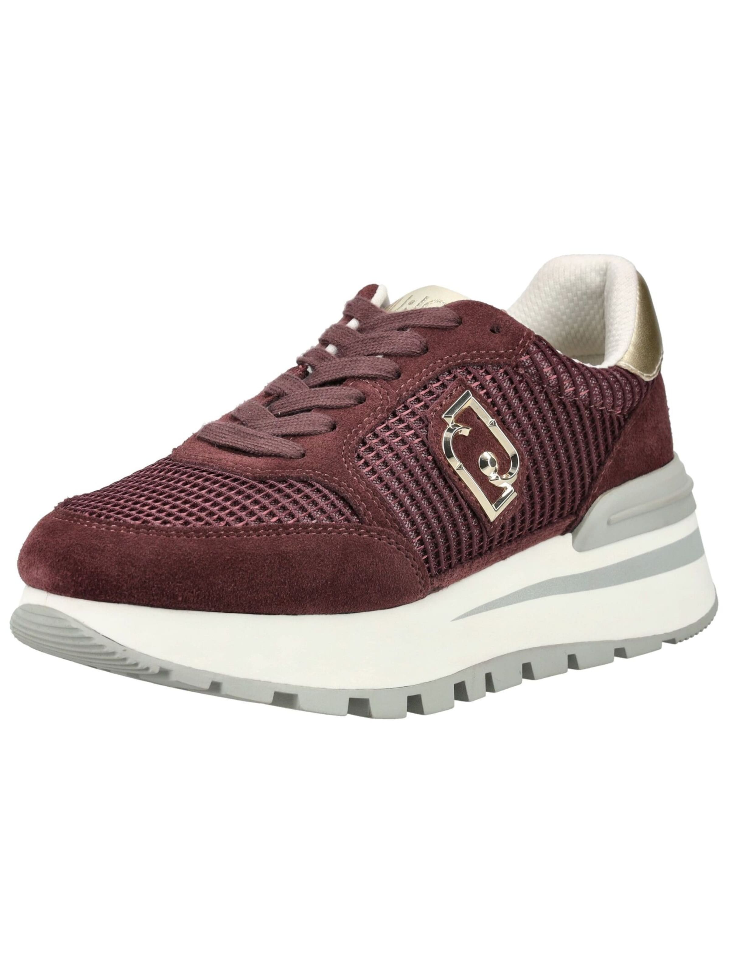 Sneaker bassa di Liu Jo in rosso: frontale