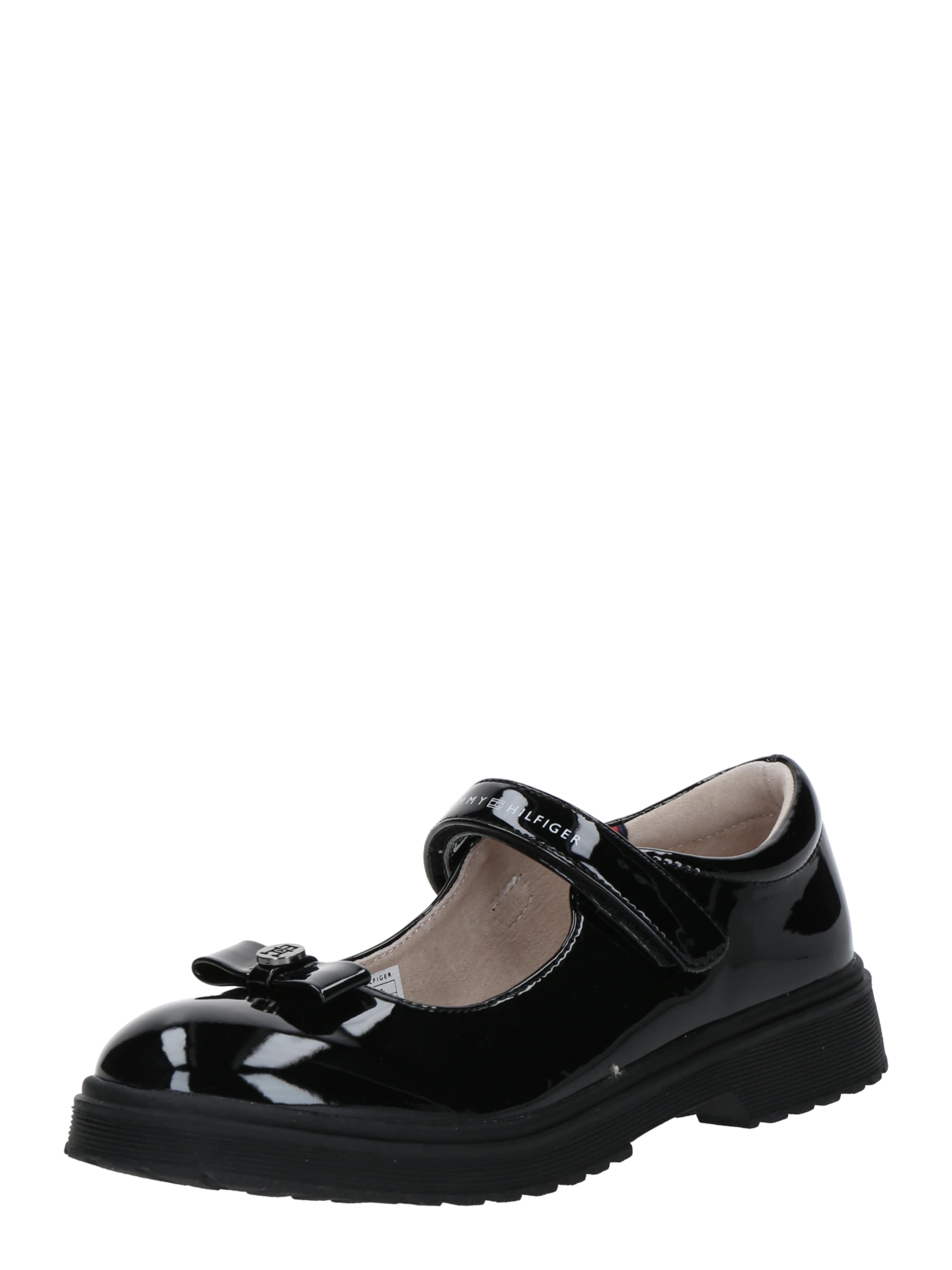 TOMMY HILFIGER Baleríny – černá: přední strana