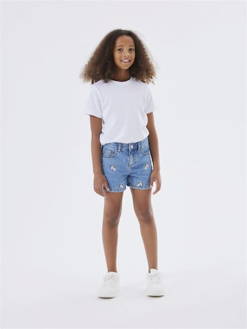 NAME IT Regular Shorts 'Bella' in Blau