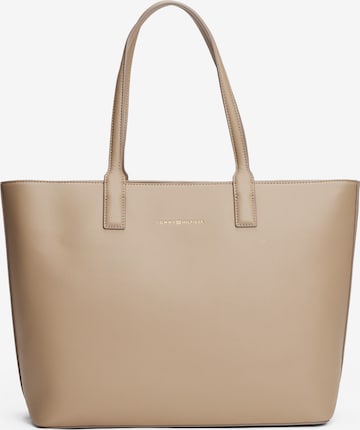 TOMMY HILFIGER Ostoskassi värissä beige: etupuoli