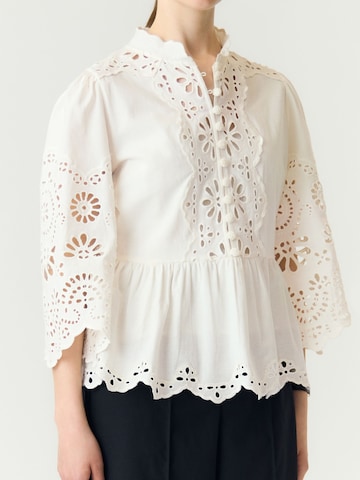 YAS Blouse 'YASGinga' in Beige