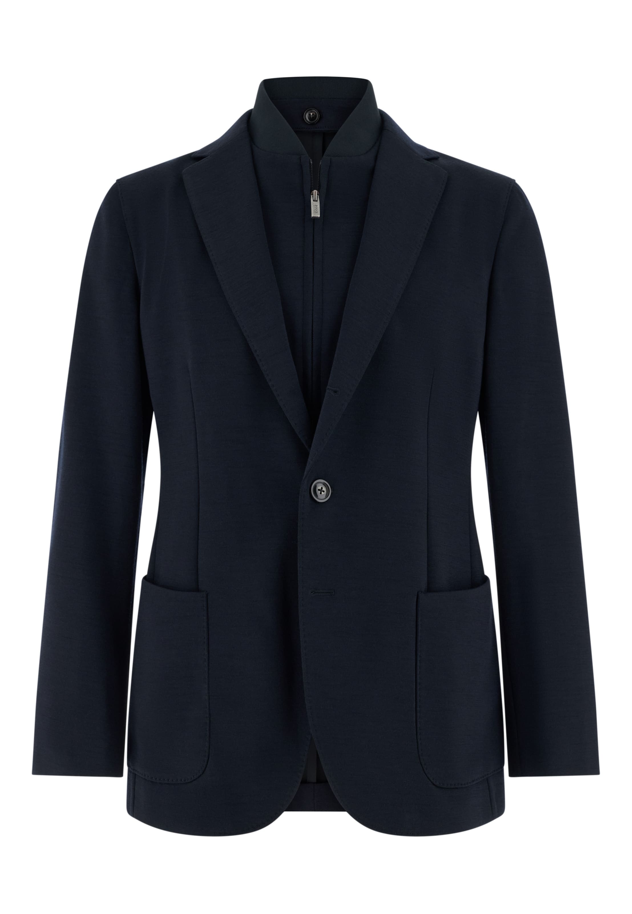 Coupe regular Veste de costume 'B Tech' Boggi Milano en bleu : devant