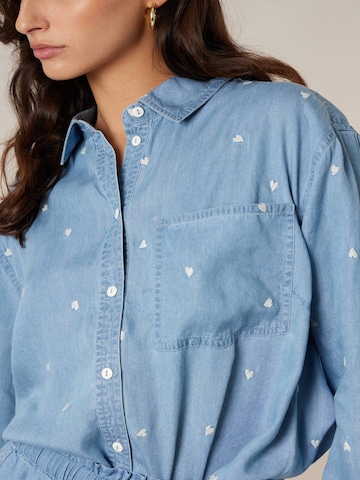 Deeluxe Blouse 'Pixie' in Blue