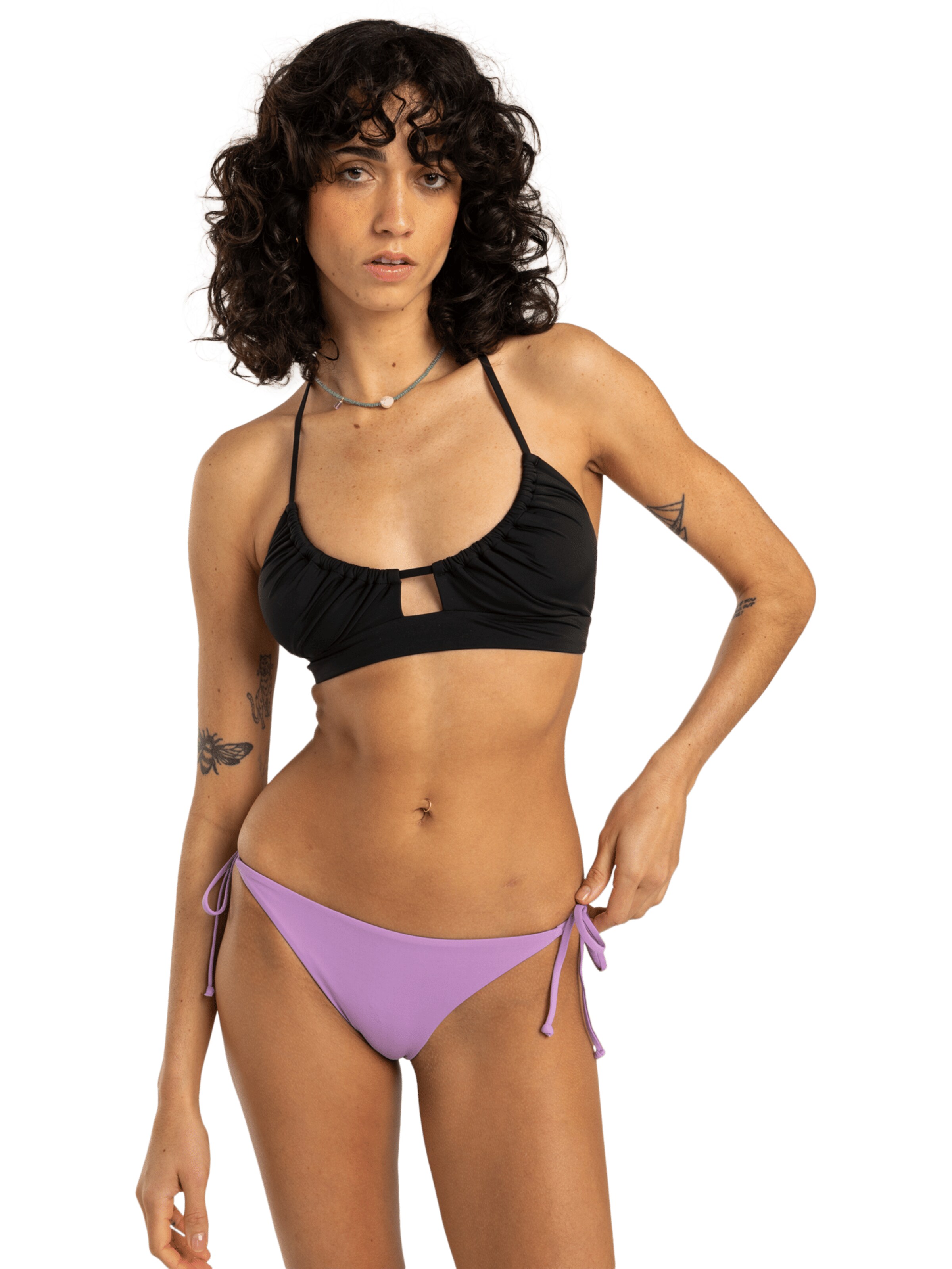 BILLABONG Bikinitop 'Sol Searcher Nikki in Schwarz: Vorderseite