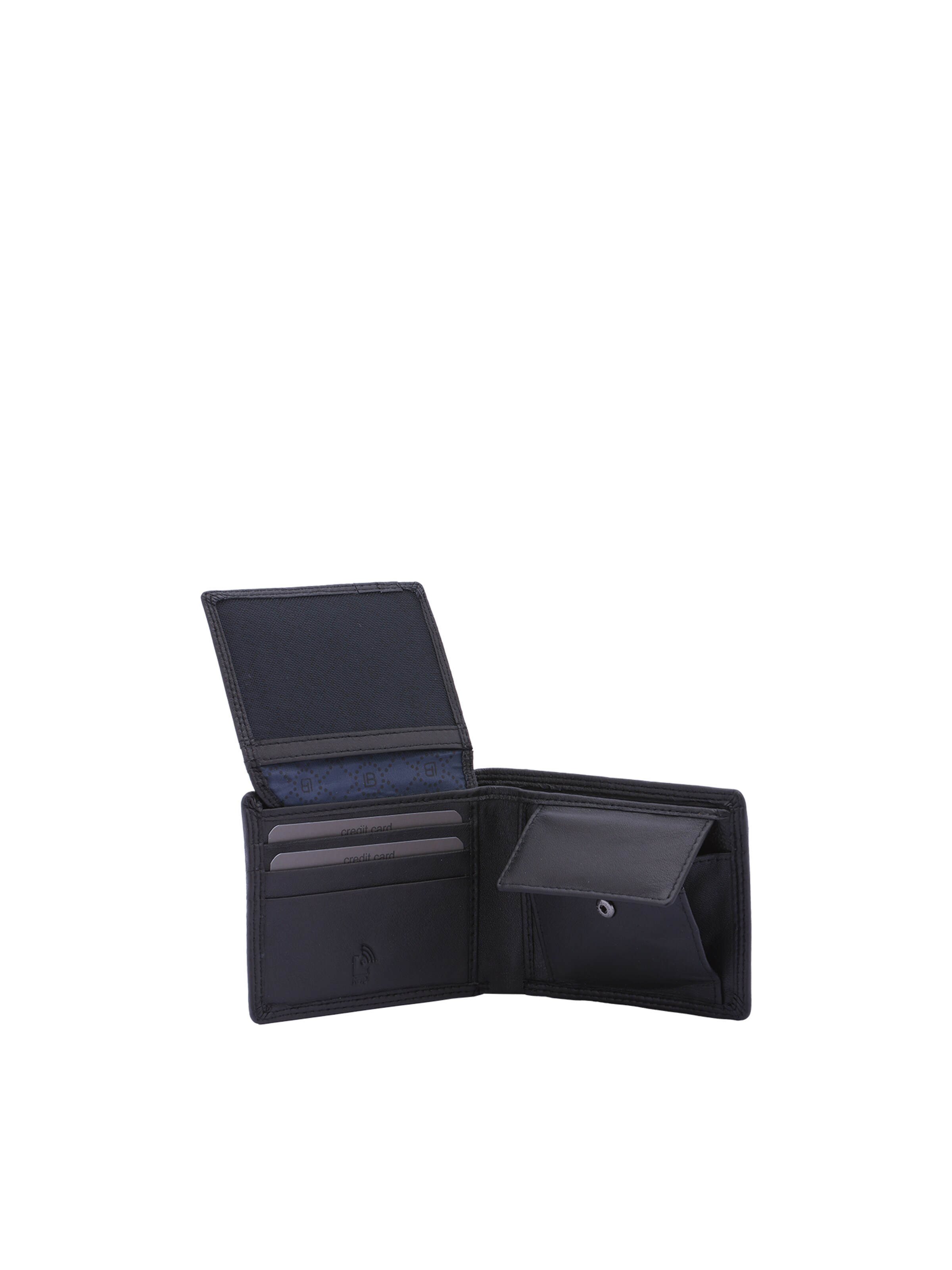 Laura Biagiotti Wallet in Black: front