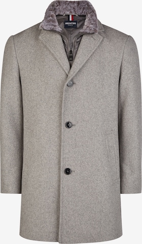HECHTER PARIS Between-seasons coat in Grey: front