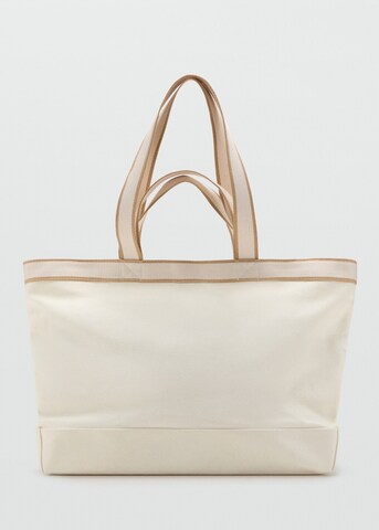 MANGO MAN Shopper in Weiß