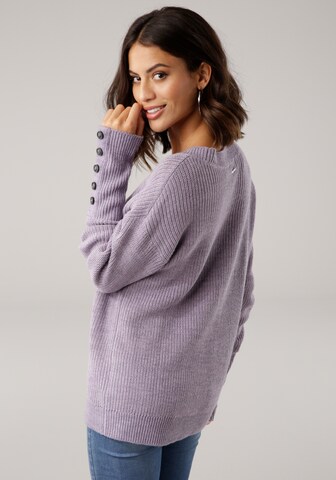 LAURA SCOTT Sweater in Purple