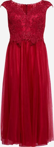 My Mascara Curves Evening Dress in Red: front