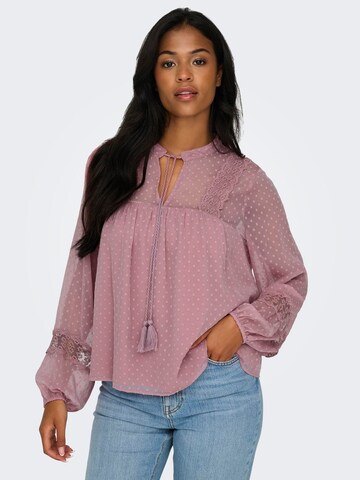 Camicia da donna 'ONLTESSA ELIZA' di ONLY in rosa: frontale