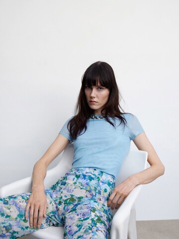 MANGO Shirt 'POLLY' in Blau