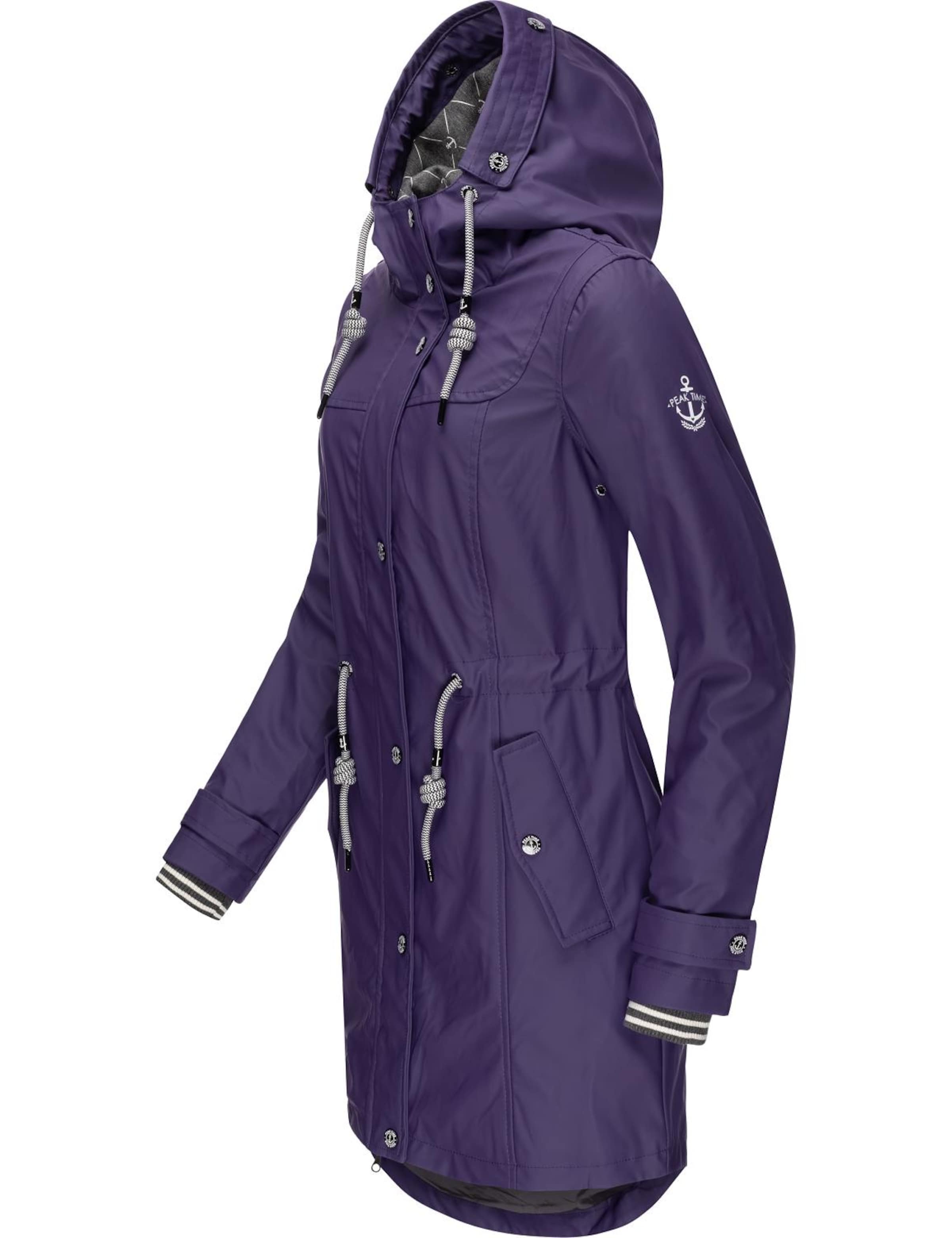 Peak Time Regenjacke 'L60042' in Lila