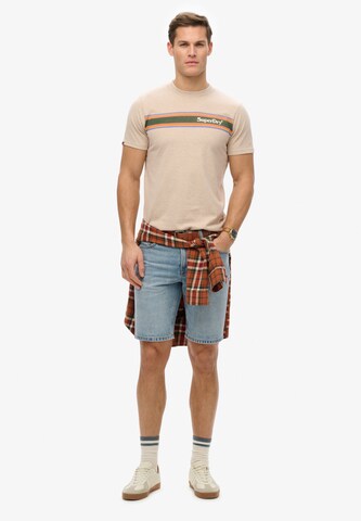 Superdry Shirt 'Venue' in Beige