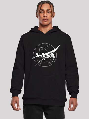 F4NT4STIC Sweatshirt 'NASA Classic Insignia' in Zwart: voorkant