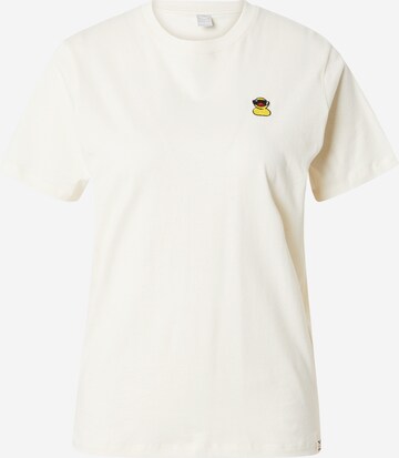 Iriedaily - Camiseta 'Quitschi' en blanco: frente