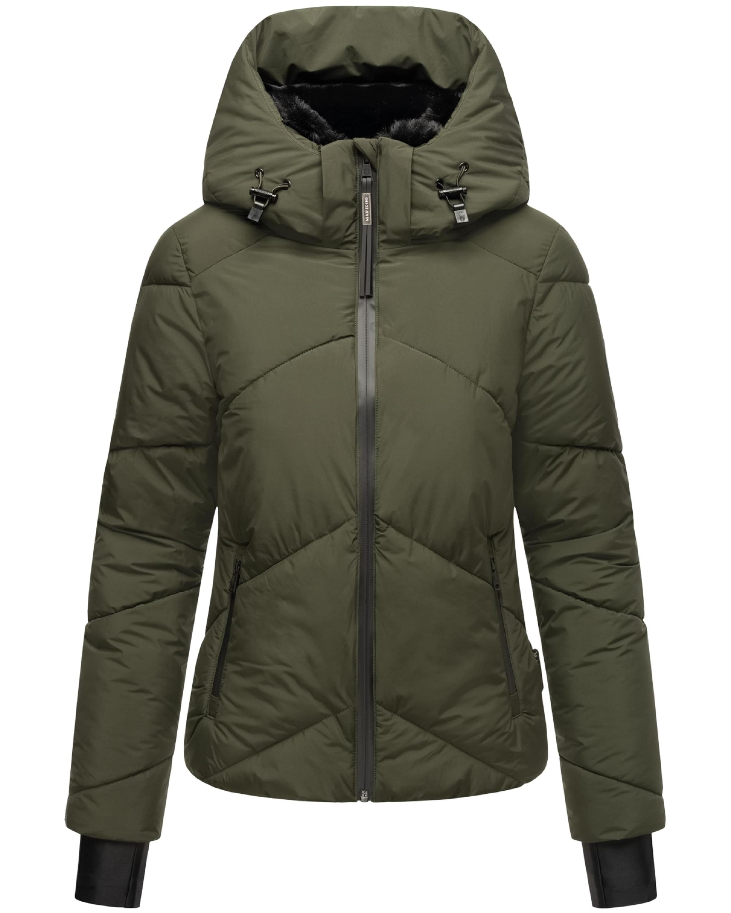 MARIKOO Χειμερινό μπουφάν 'Simaraa XVI' σε πράσινο: μπροστά