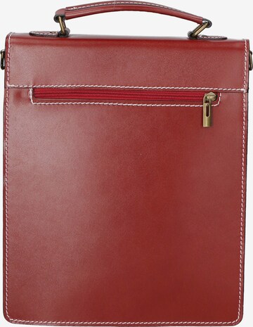faina Document Bag in Red