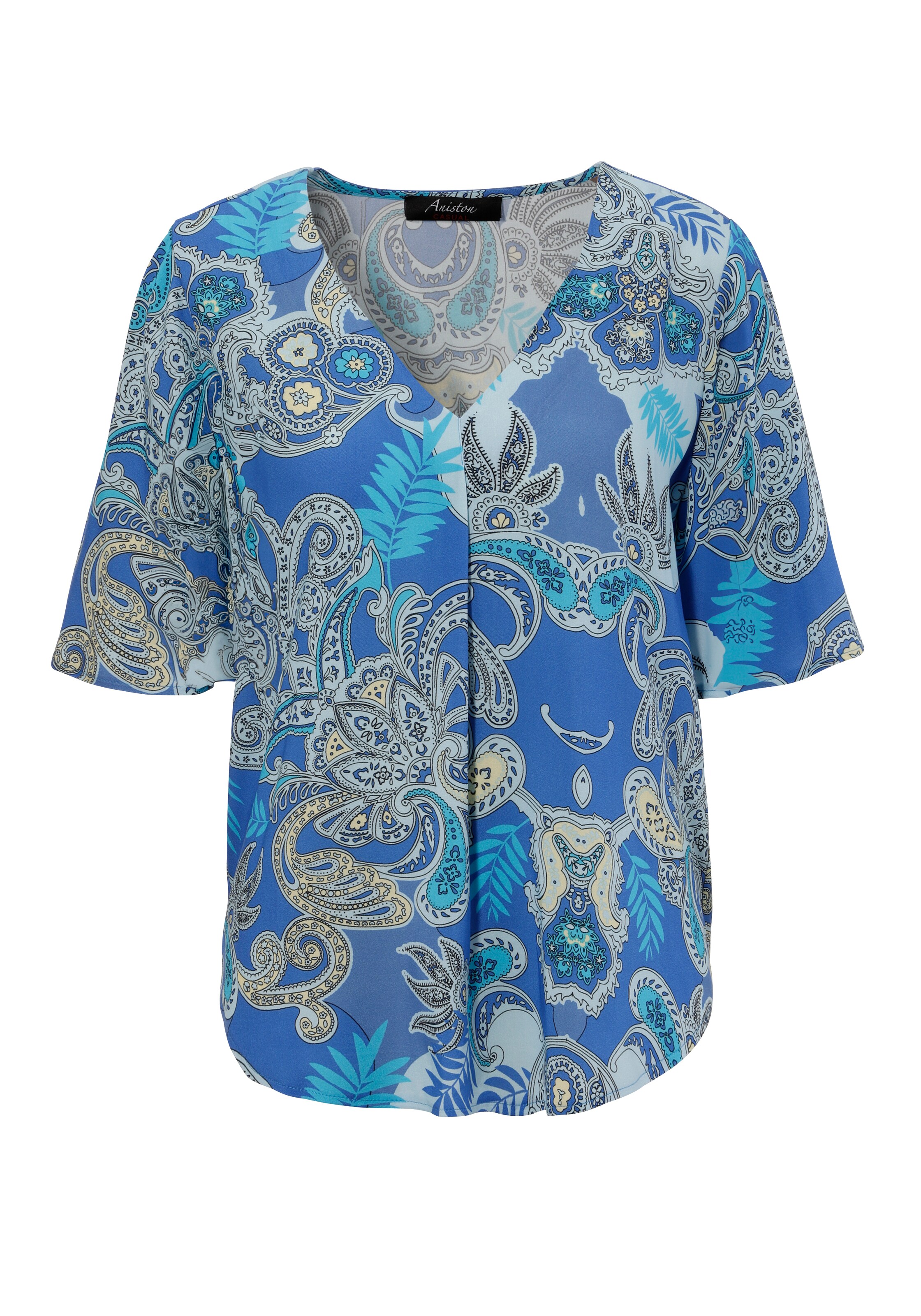 Aniston CASUAL Blouse in Blue: front