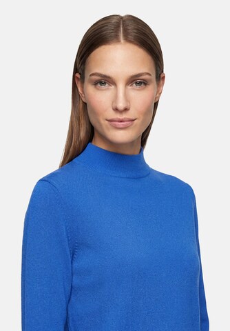 Betty Barclay Basic-Strickpullover mit Stehkragen in Blau