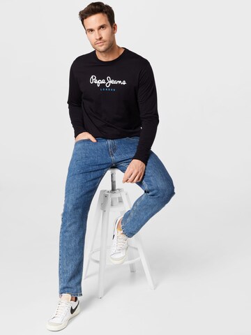 Maglietta 'EGGO' di Pepe Jeans in nero