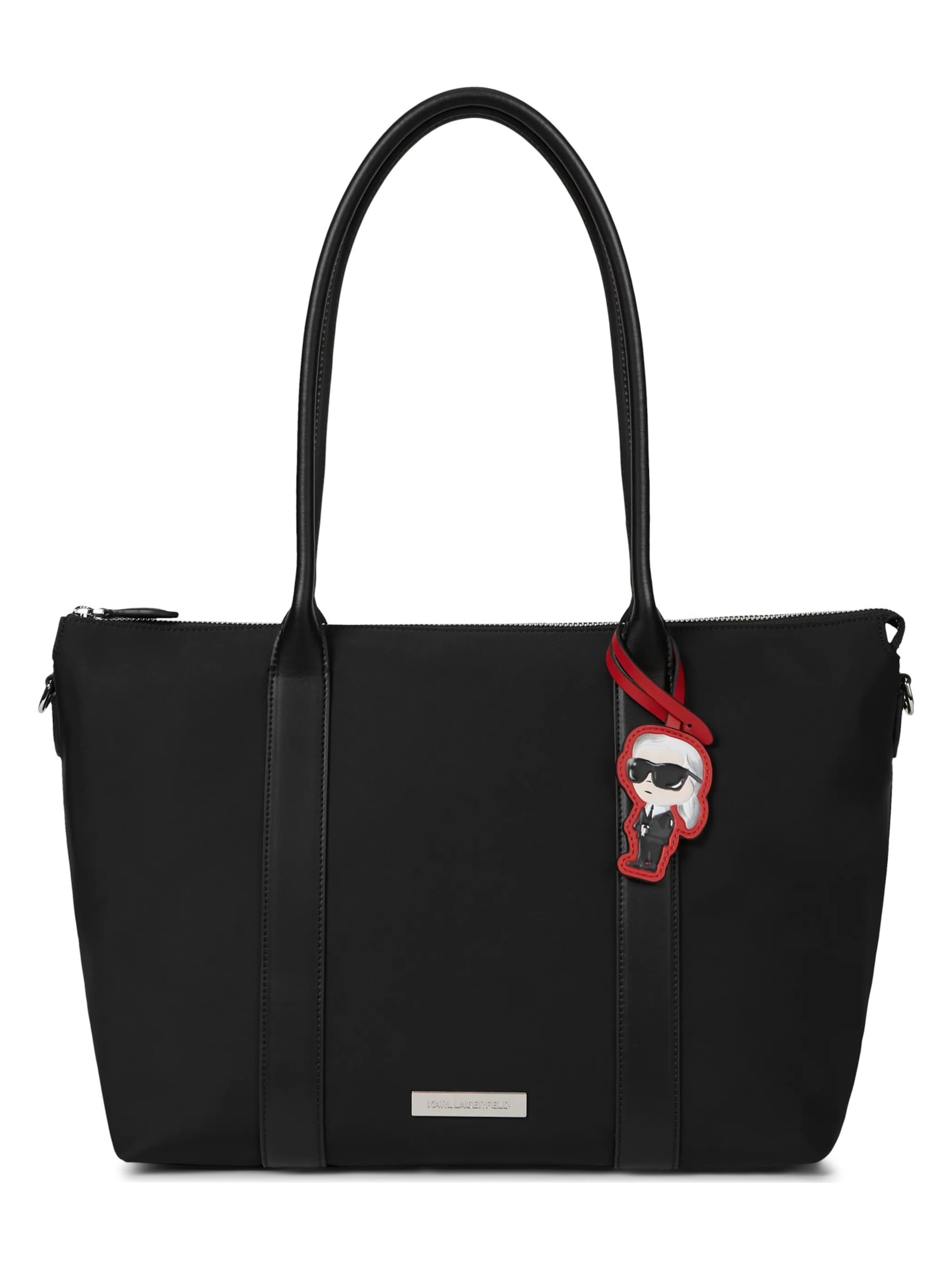 Karl Lagerfeld Poodlemiskott, värv must: eest vaates