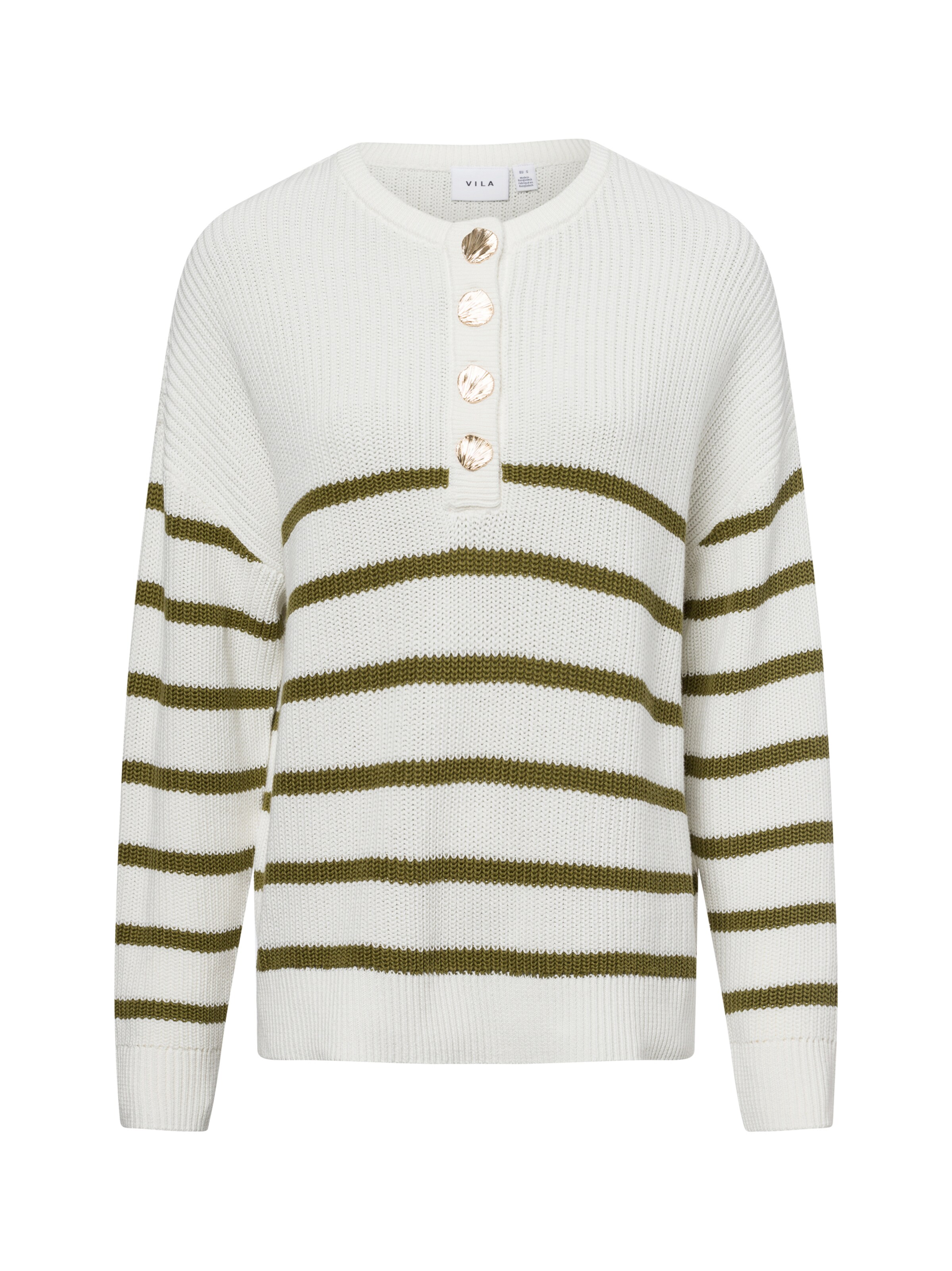 VILA Strickpullover ' VIChing ' in Beige: Vorderseite