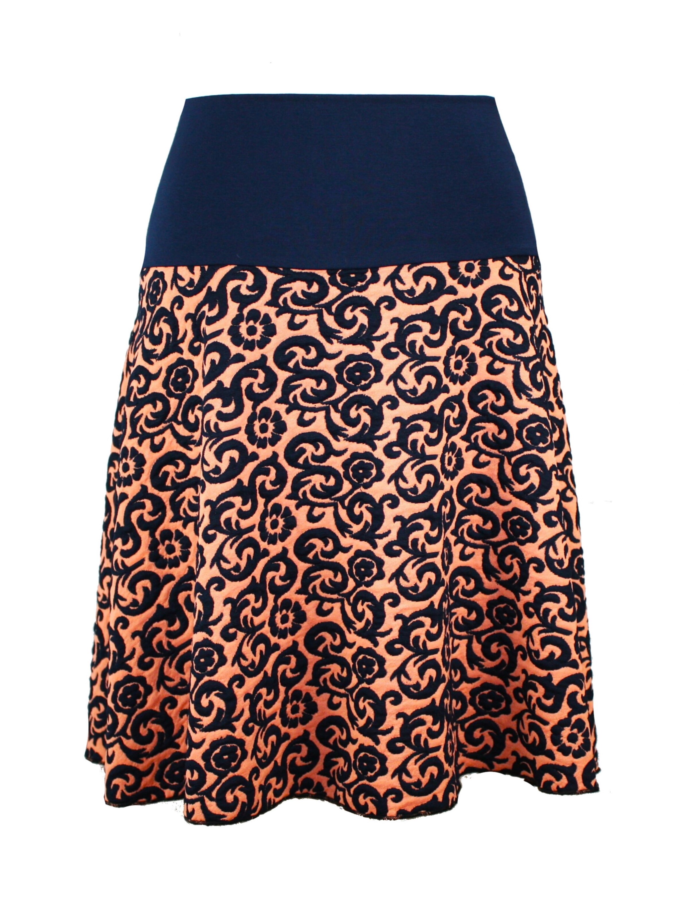 dunkle design Skirt 'Scuba' in Orange: front