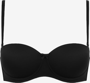 C&City Push-up BH in Schwarz: Vorderseite