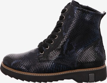 WALDLÄUFER Lace-Up Ankle Boots in Blue