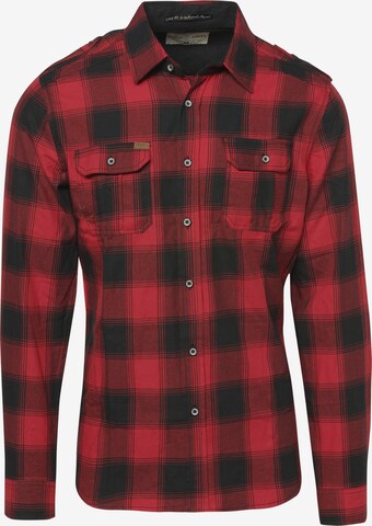 KOROSHI Regular fit Skjorta i röd: framsida