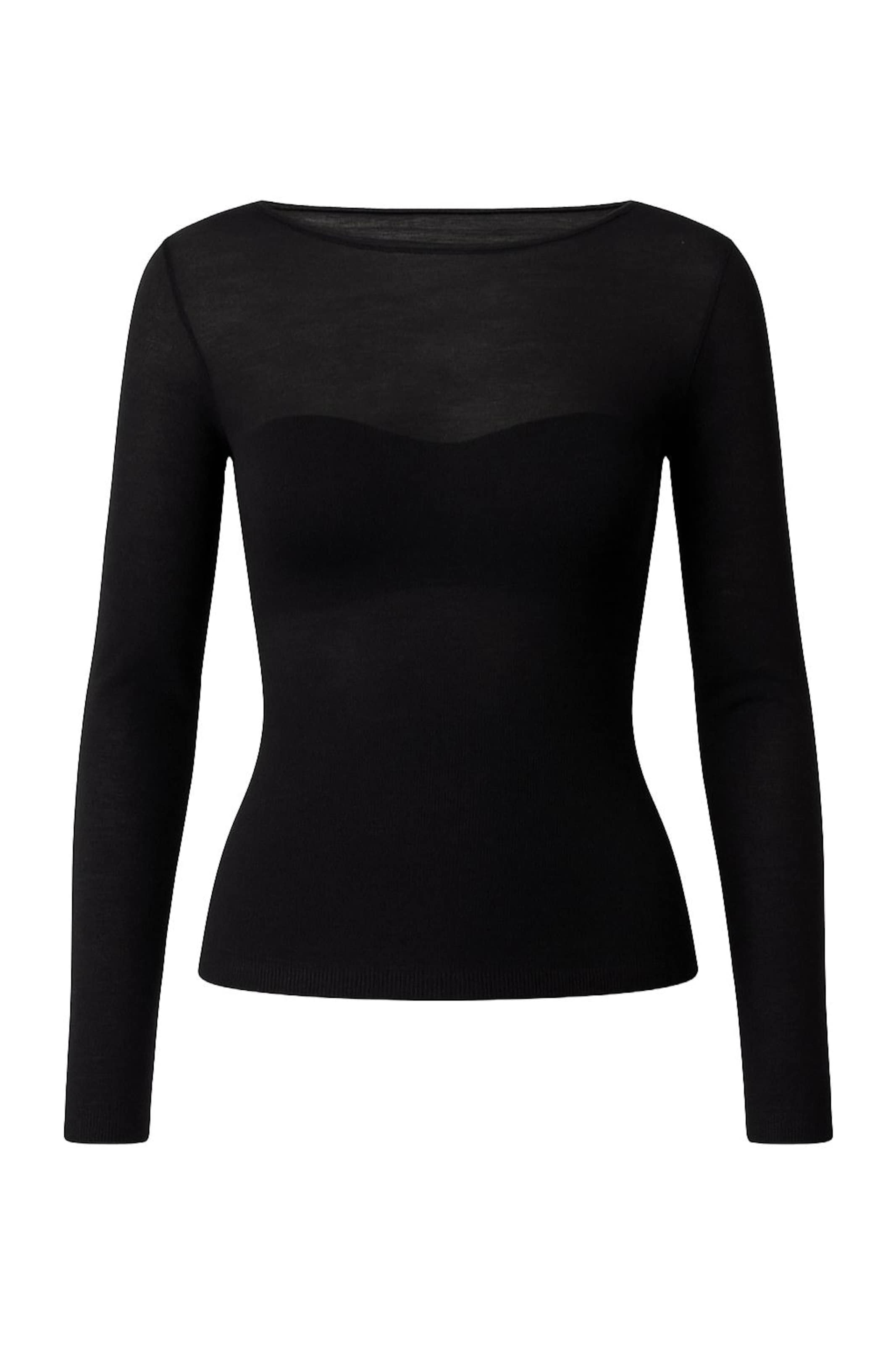 WOMAN VISION Shirt in Zwart: voorkant