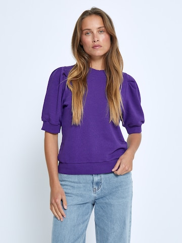 minus Sweatshirt 'Mika' in Lila: Vorderseite