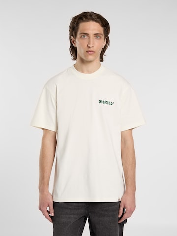 DICKIES T-shirt 'Gordonsville' i vit: framsida