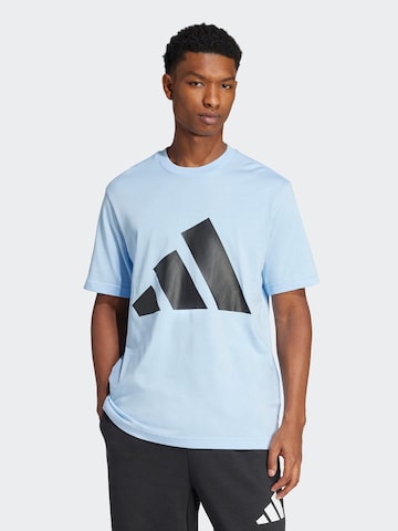 ADIDAS SPORTSWEAR Λειτουργικό μπλουζάκι 'Essentials' σε μπλε: μπροστά