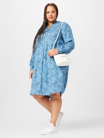 Fransa Curve Shirt dress 'SAVA' in Blue