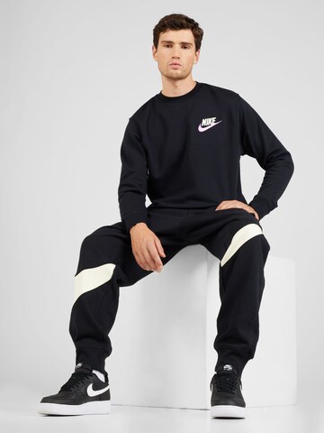 Bluză de molton de la Nike Sportswear pe negru